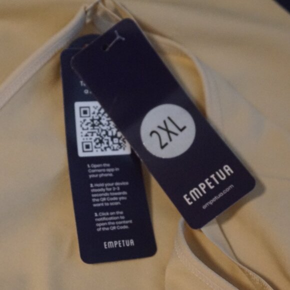 Shapermint Empetur Nude Chai Essentials All Day Scoop Neck Cami XXL - Picture 7 of 8